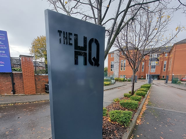 Photo of freestanding signs