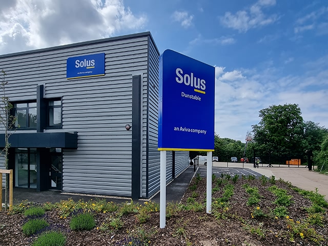 Photo of freestanding signs