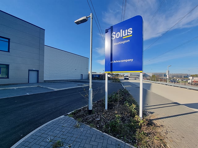 Photo of freestanding signs