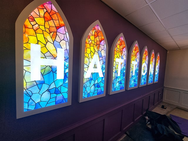 Photo of interior signs